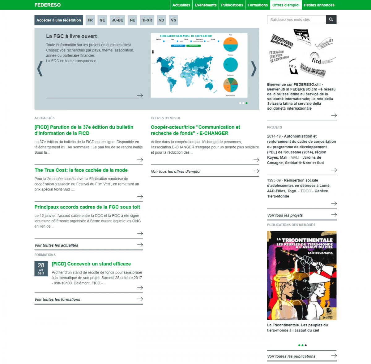 Page d'accueil