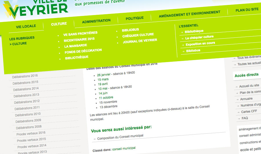 Veyrier Megamenu